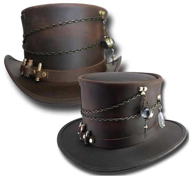 Very cool hats | Leather top hat, Stylish hats, Steampunk leather Best Leather Hats for a Chic Look