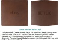 Selling Leather Mouse Pads to the Home Office Market