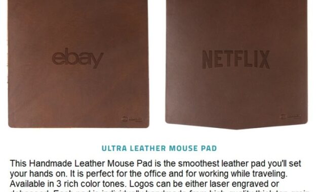 Selling Leather Mouse Pads to the Home Office Market